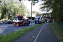 LKW blieb unter Bruecke haengen Koeln Ehrenfeld Innere Kanalstr Hornstr P491